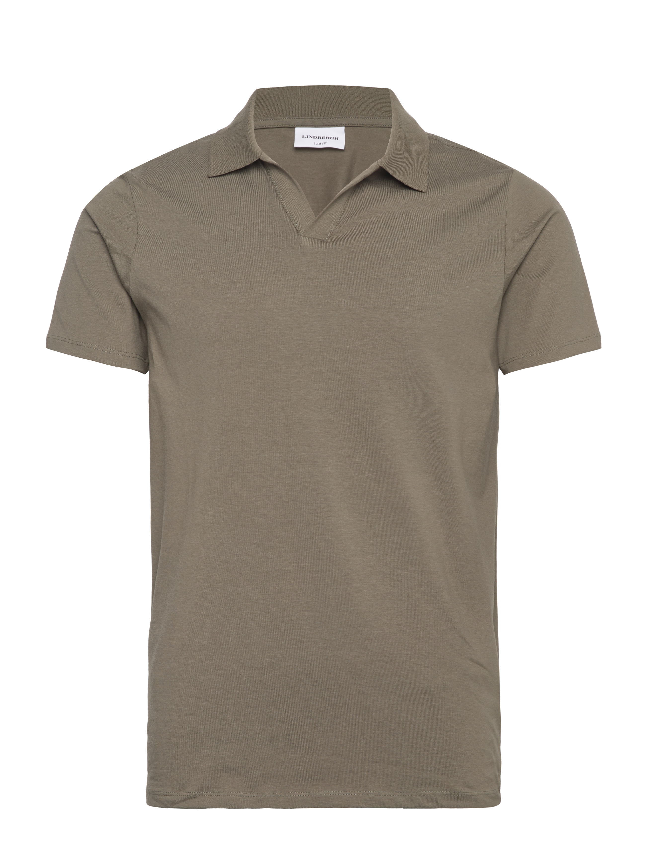 Lindbergh Stretch polo shirt S/S - Pikéer - LT ARMY 125 / khaki/green