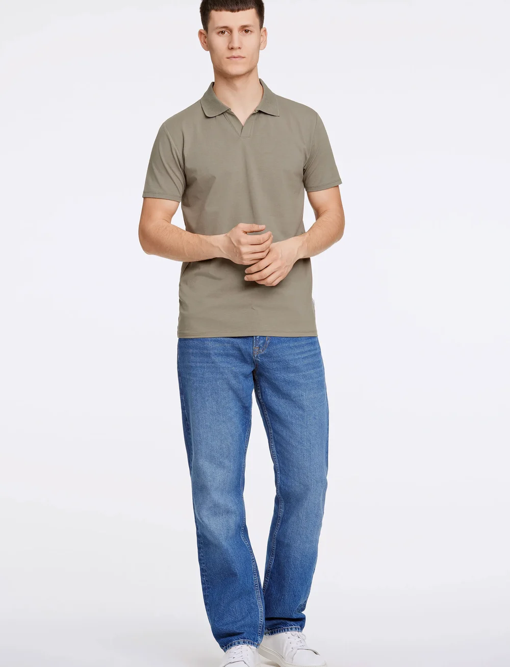 Lindbergh - Stretch polo shirt S/S - lühikeste varrukatega polod - lt army 125 - 4