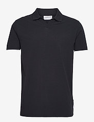 Lindbergh - Stretch polo shirt S/S - short-sleeved polos - navy - 0
