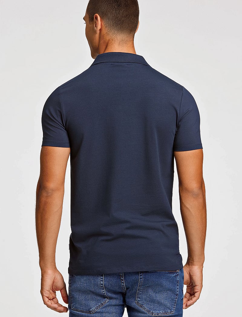 Lindbergh - Stretch polo shirt S/S - kurzärmelig - navy - 3