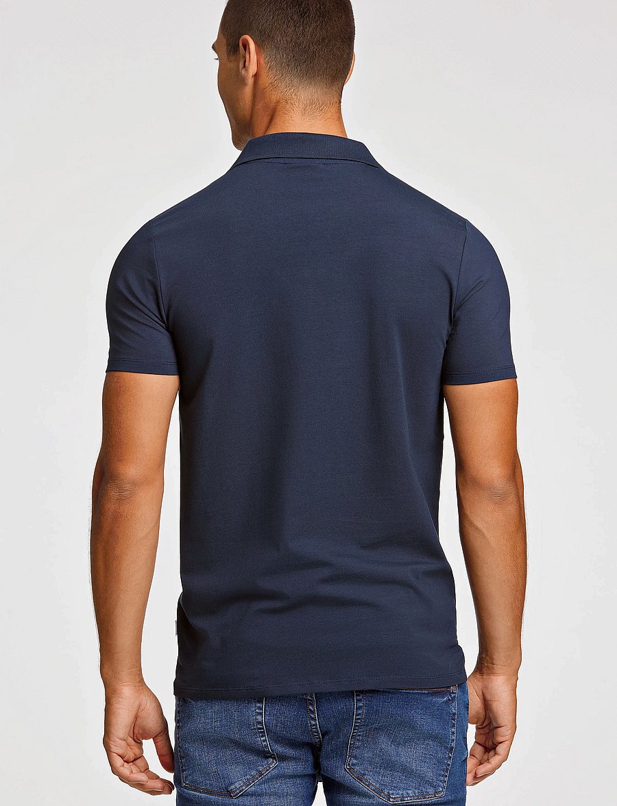 Lindbergh - Stretch polo shirt S/S - polo krekli ar īsām piedurknēm - navy - 3