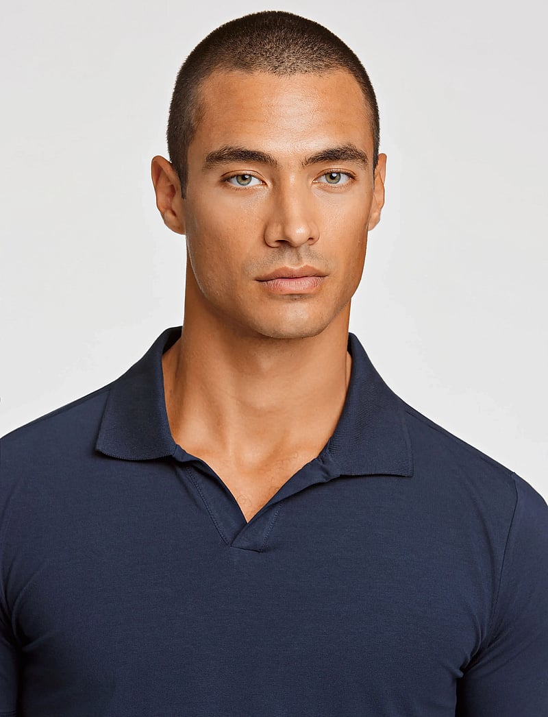 Lindbergh - Stretch polo shirt S/S - kurzärmelig - navy - 5