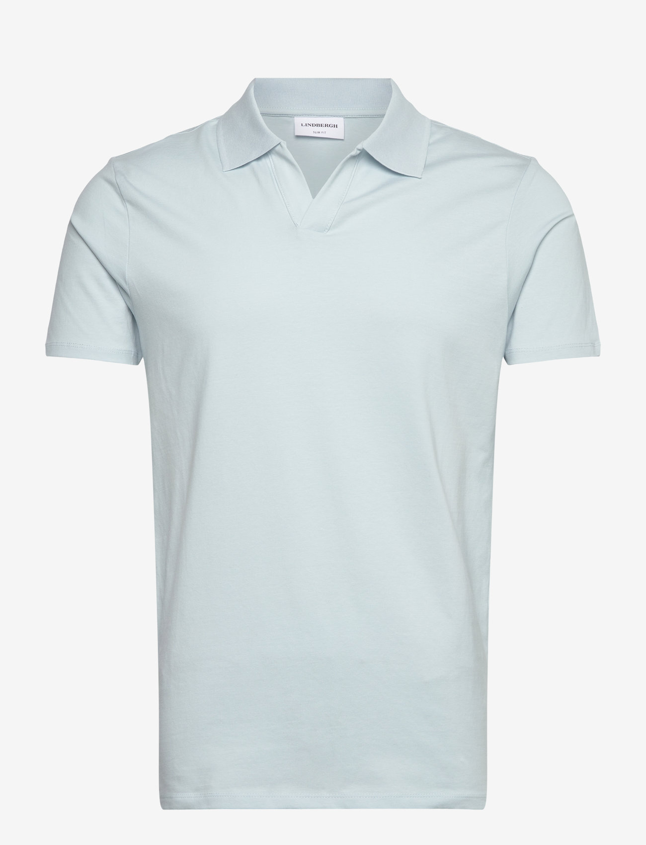 Lindbergh - Stretch polo shirt S/S - kortärmade pikéer - pastel blue 125 - 1