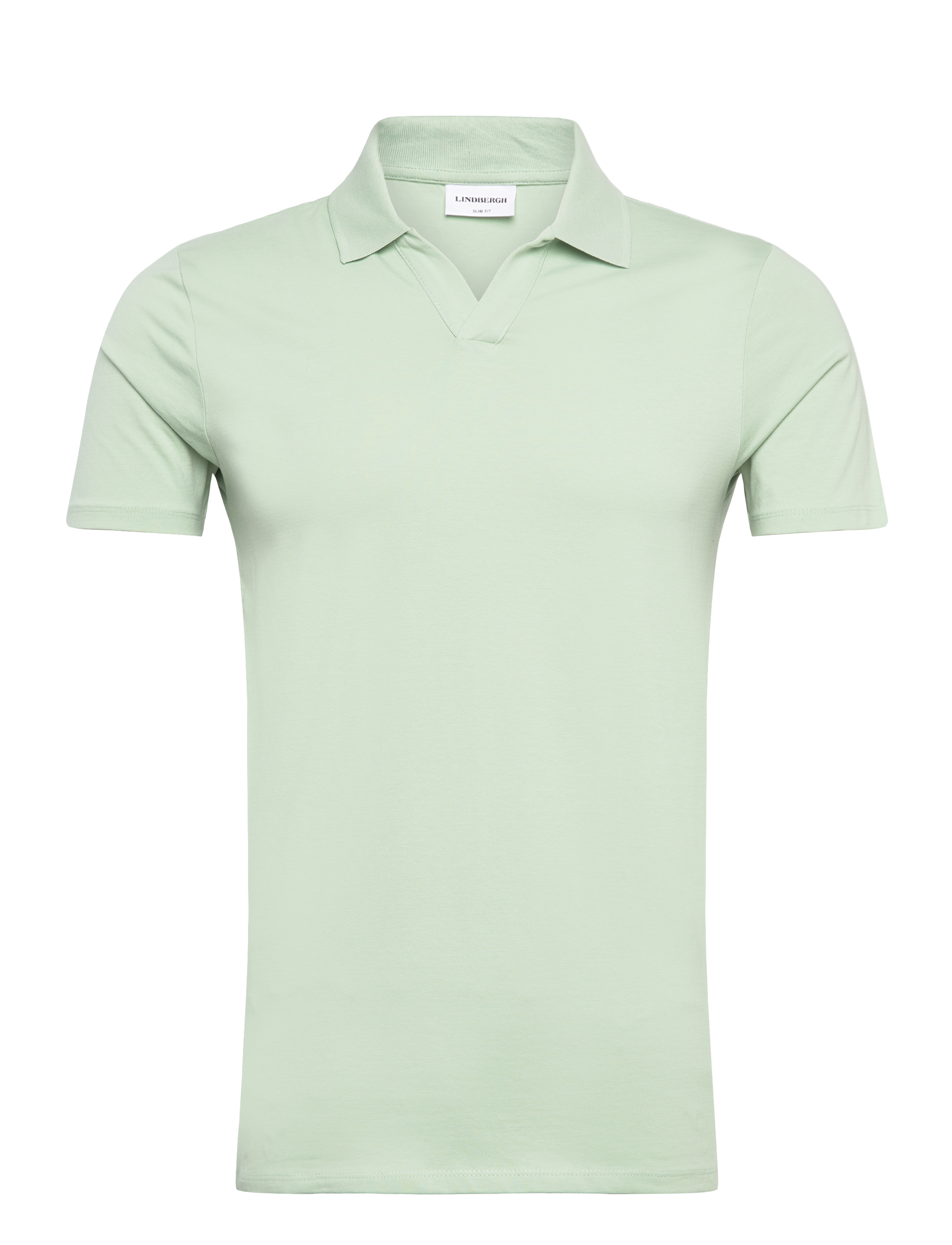 Lindbergh Stretch polo shirt S/S - Polo Shirts - PASTEL GREEN / green
