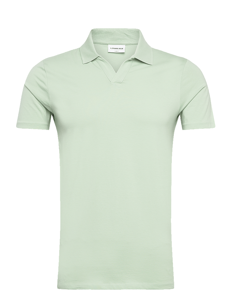 Lindbergh - Stretch polo shirt S/S - kortärmade pikéer - pastel green - 1