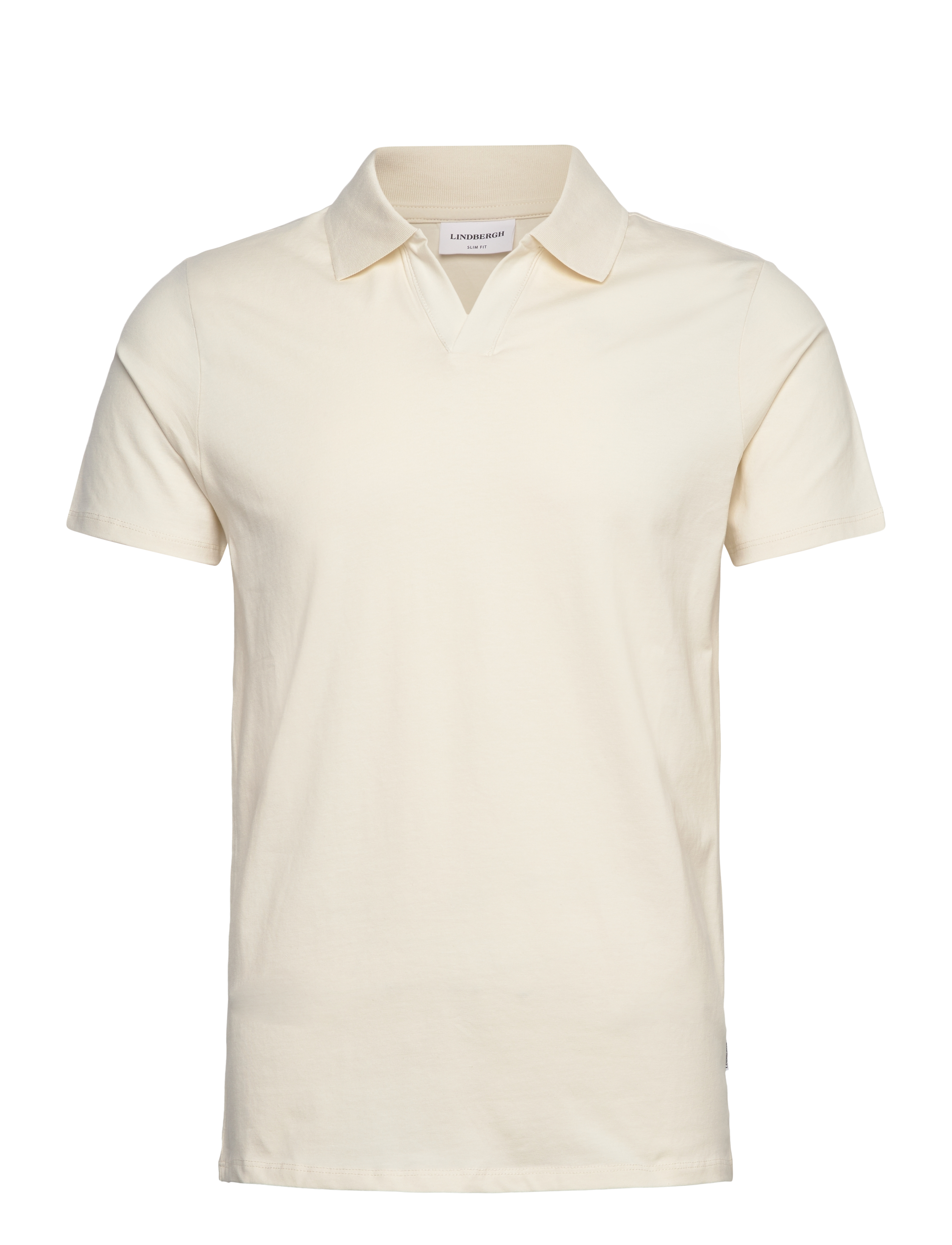LINDBERGH Stretch Polo Shirt S/S Cream - XXXL - Herren
