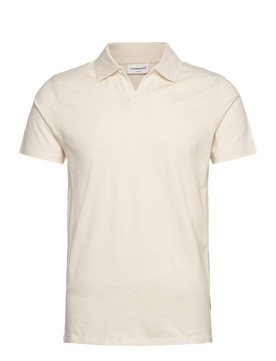 Lindbergh - Stretch polo shirt S/S - kortærmede poloer - pearl white - 1