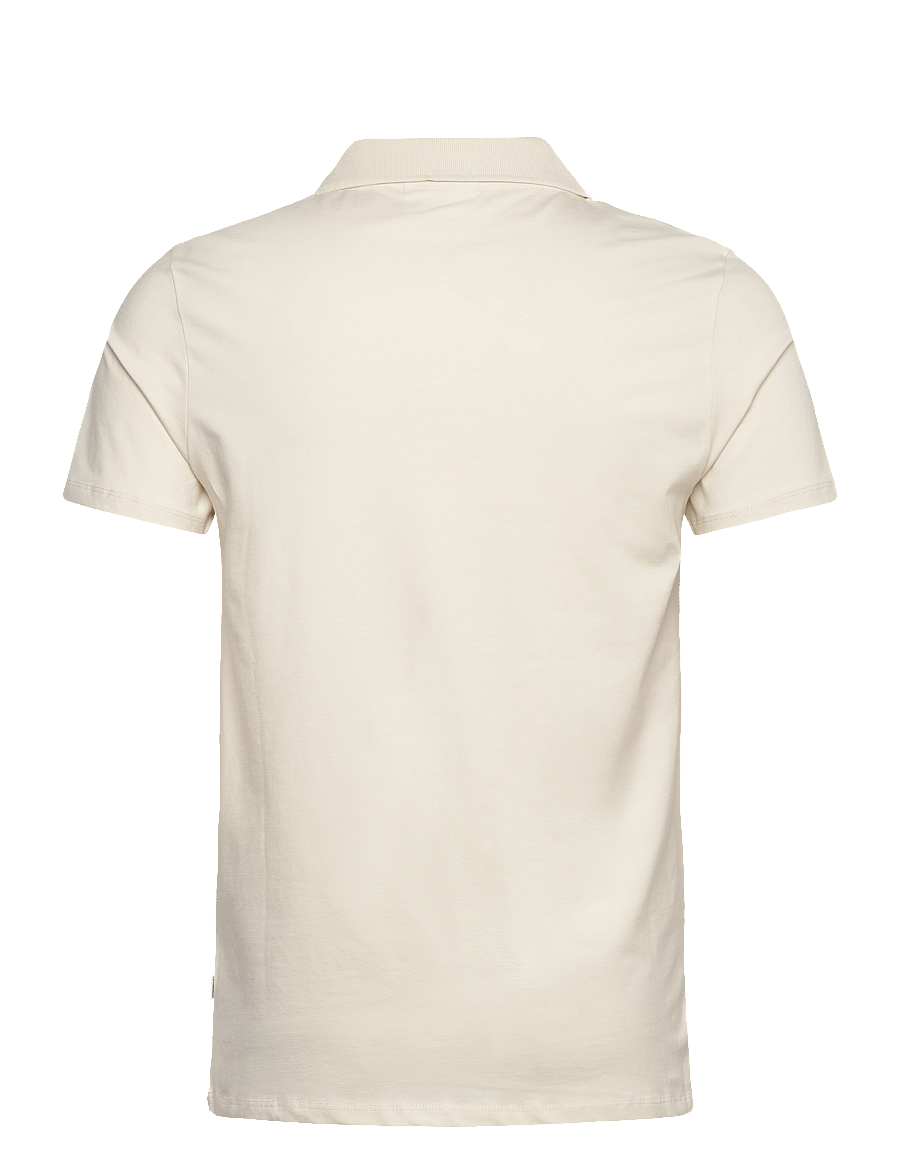 Lindbergh - Stretch polo shirt S/S - kortærmede poloer - pearl white - 2