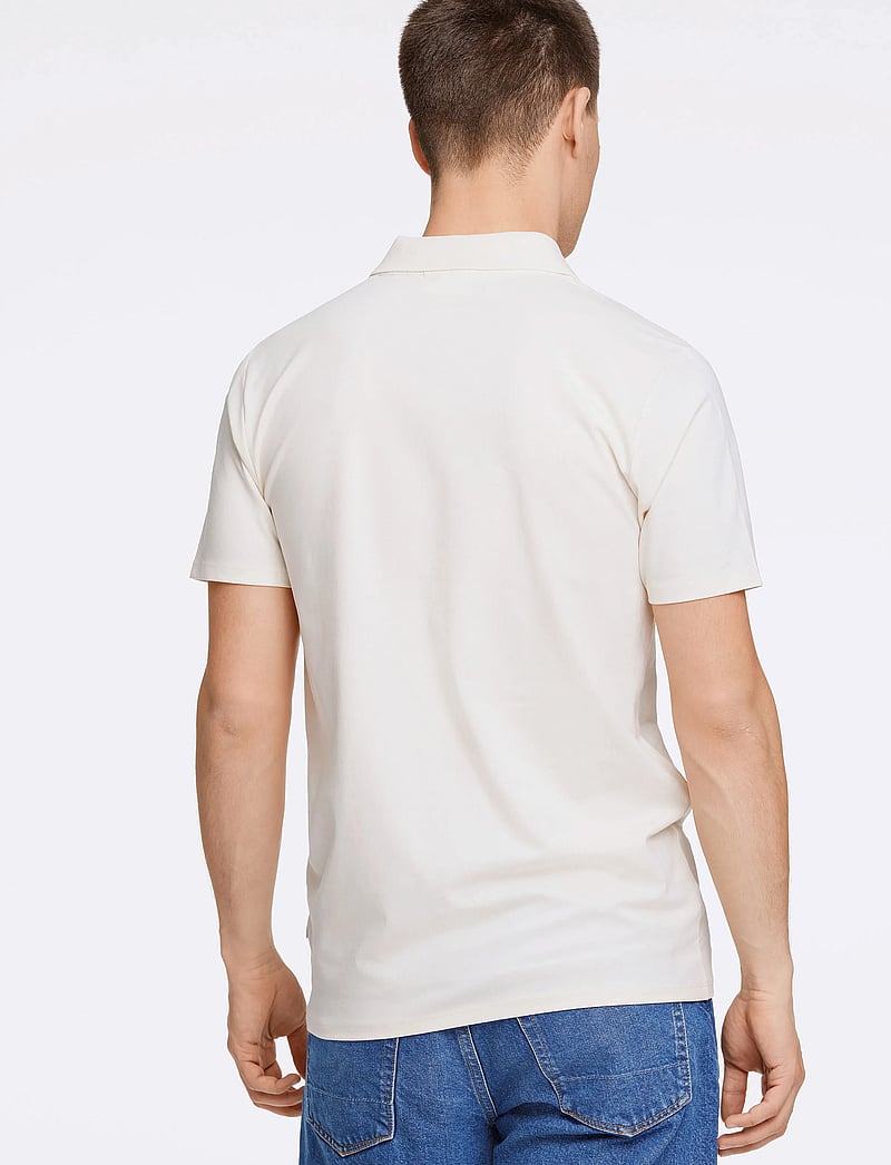 Lindbergh - Stretch polo shirt S/S - kortärmade pikéer - pearl white - 3