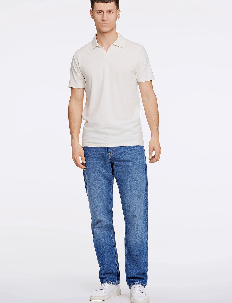 Lindbergh - Stretch polo shirt S/S - kortærmede poloer - pearl white - 4