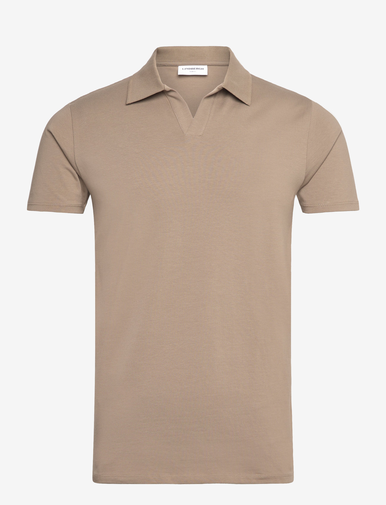 Lindbergh - Stretch polo shirt S/S - kortärmade pikéer - stone 125 - 1