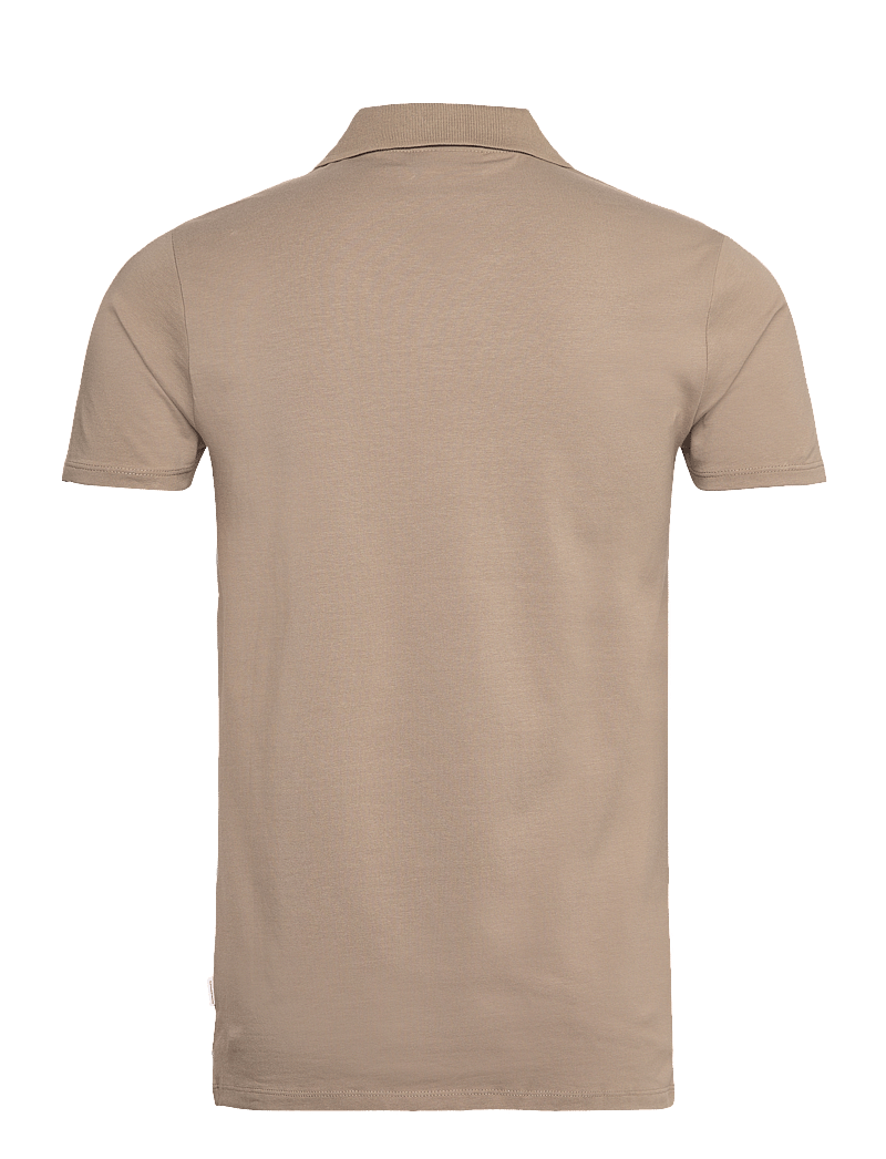 Lindbergh - Stretch polo shirt S/S - kortärmade pikéer - stone 125 - 2