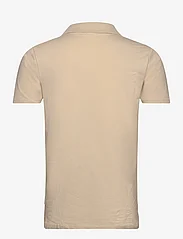Lindbergh - Stretch polo shirt S/S - mažiausios kainos - stone - 1