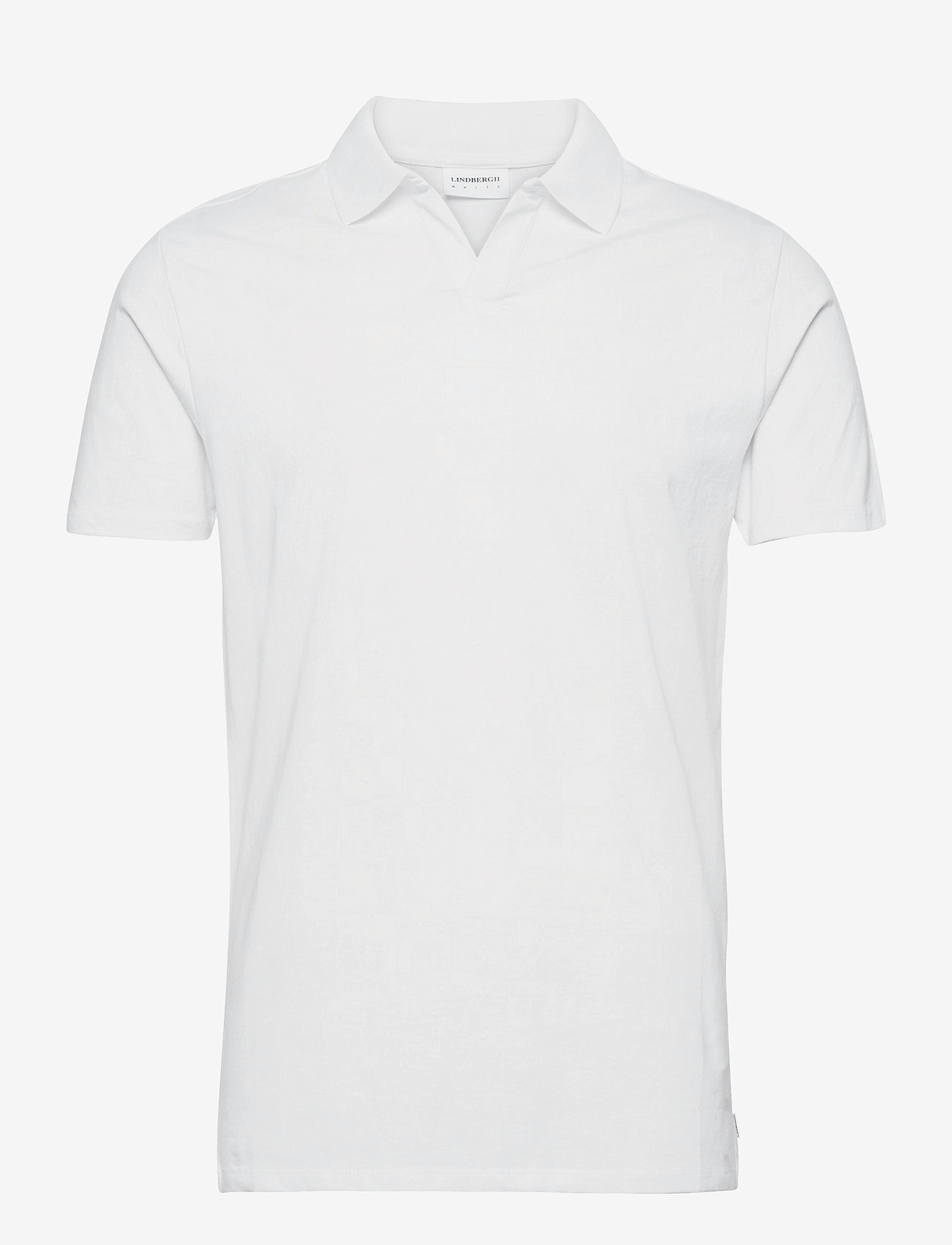 Lindbergh - Stretch polo shirt S/S - laagste prijzen - white - 0
