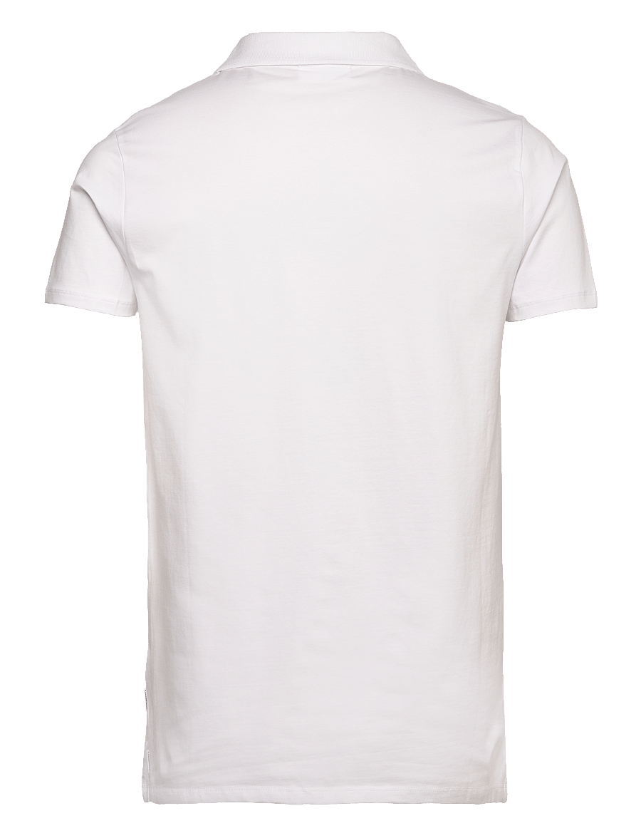 Lindbergh - Stretch polo shirt S/S - kortærmede poloer - white - 2