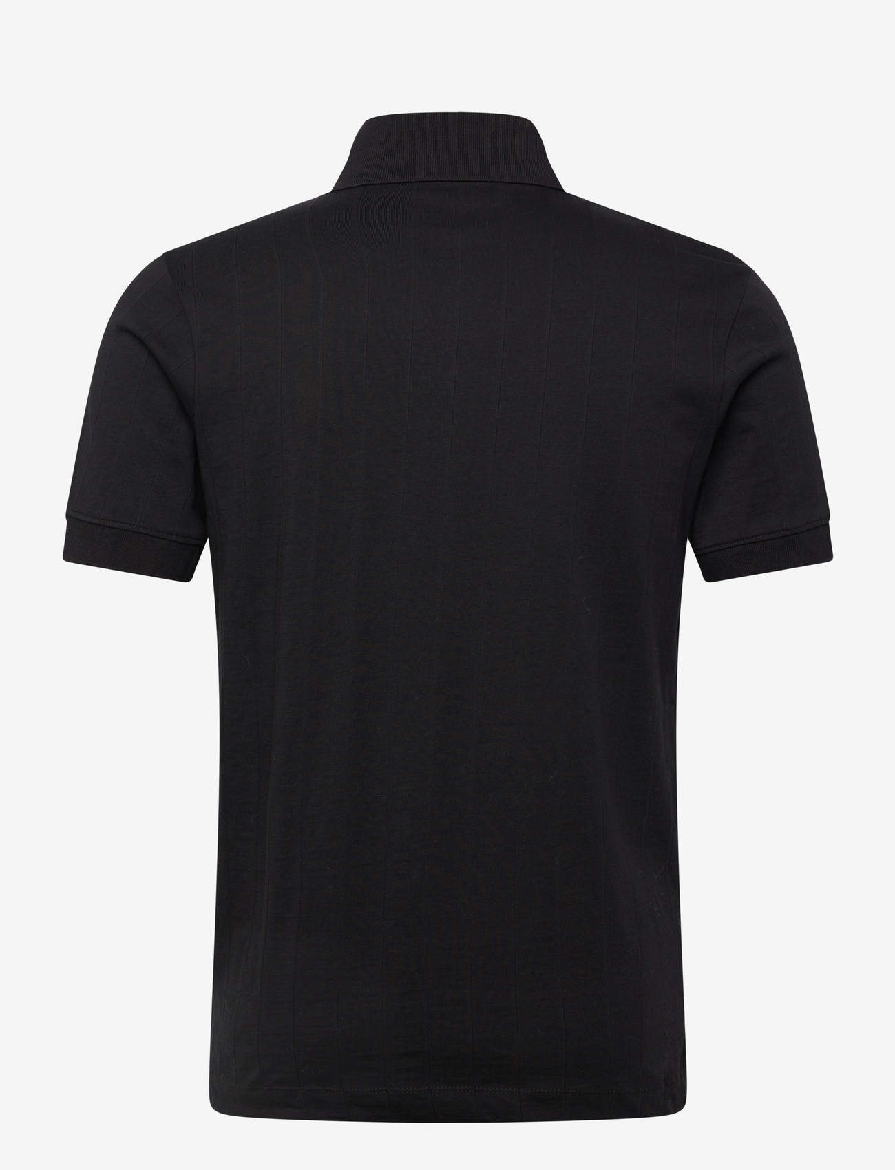 Lindbergh - Needle drop polo S/S - kortärmade pikéer - dusty black - 2