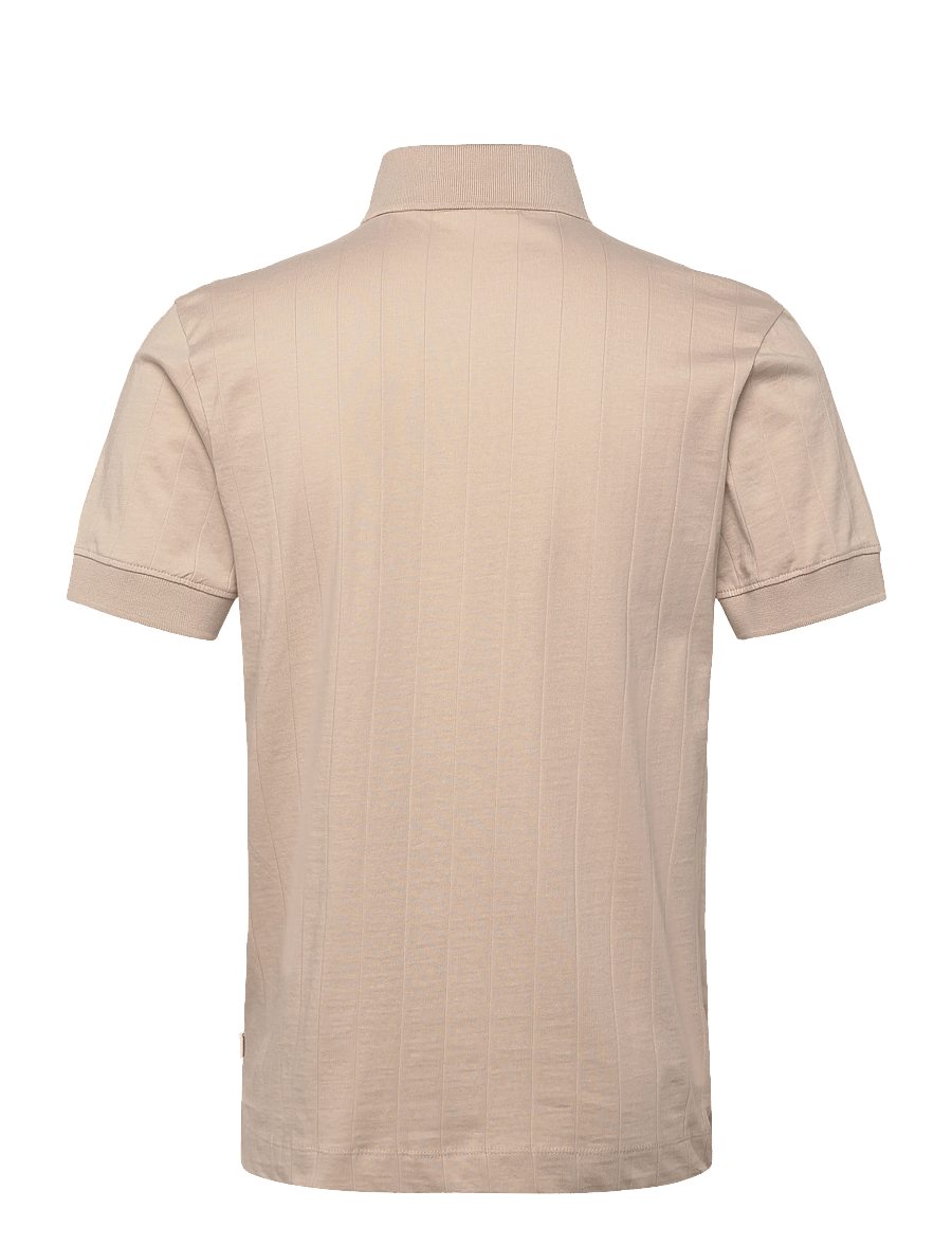 Lindbergh - Needle drop polo S/S - kurzärmelig - lt stone grey - 2