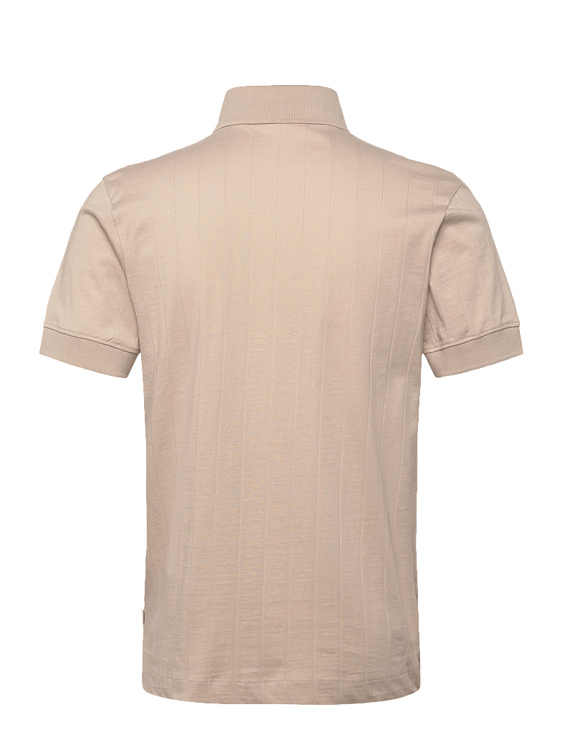 Lindbergh - Needle drop polo S/S - lühikeste varrukatega polod - lt stone grey - 2