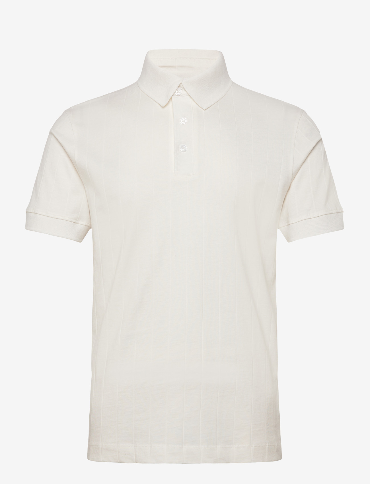 Lindbergh - Needle drop polo S/S - kortærmede poloer - off white - 1
