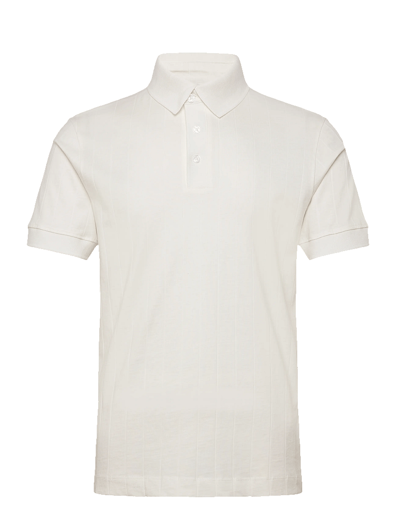 Lindbergh - Needle drop polo S/S - kortærmede poloer - off white - 1