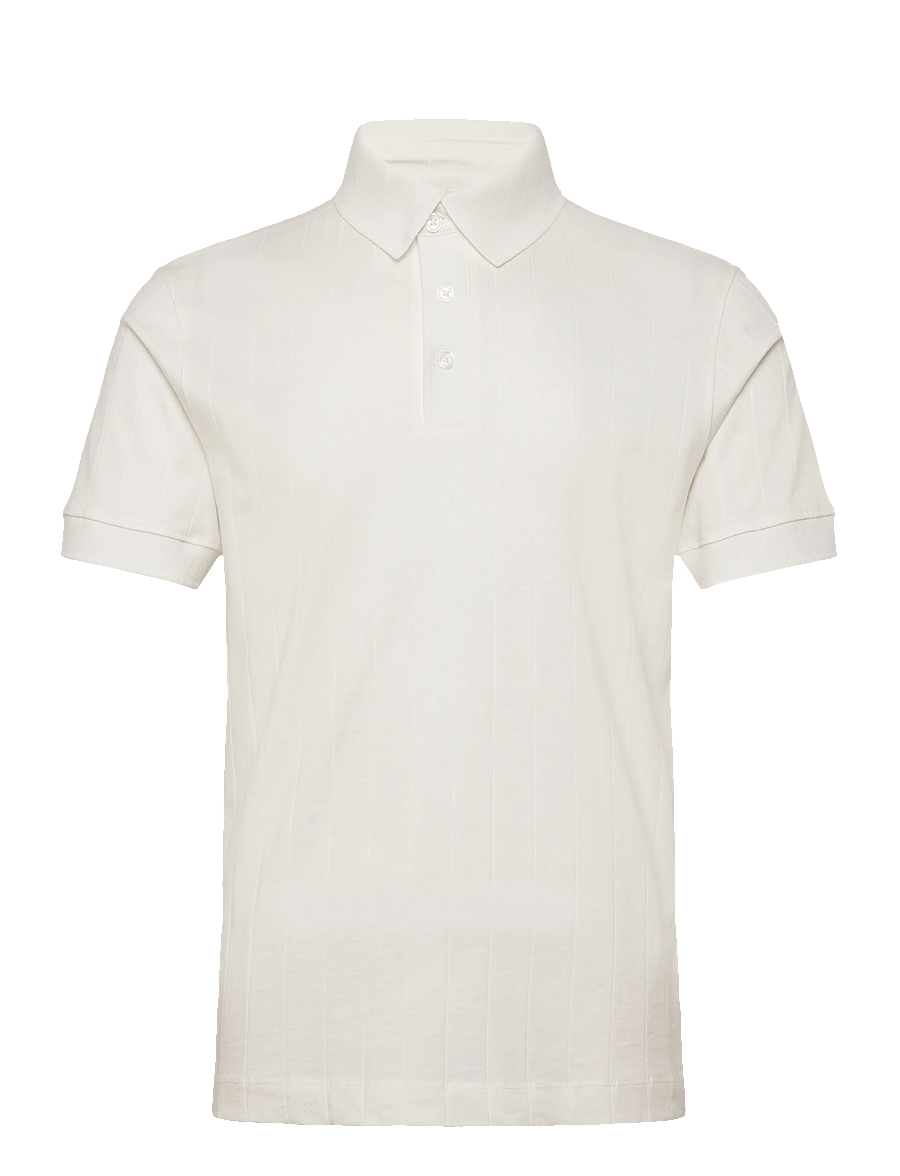 Lindbergh - Needle drop polo S/S - kurzärmelig - off white - 1