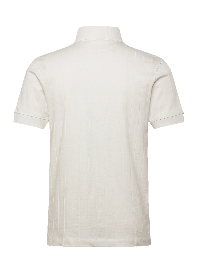 Lindbergh - Needle drop polo S/S - kortærmede poloer - off white - 2