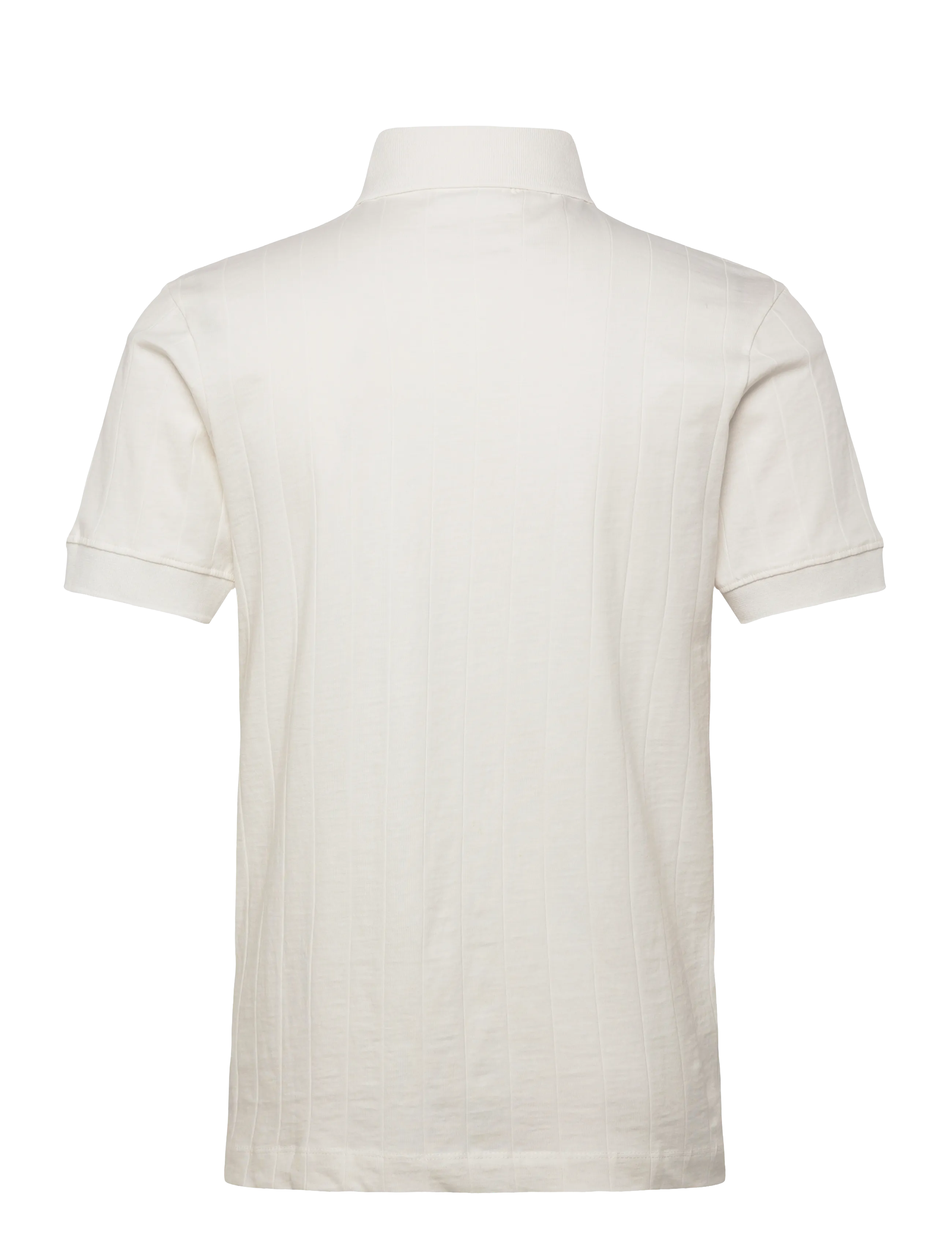 Lindbergh - Needle drop polo S/S - short-sleeved polos - off white - 2