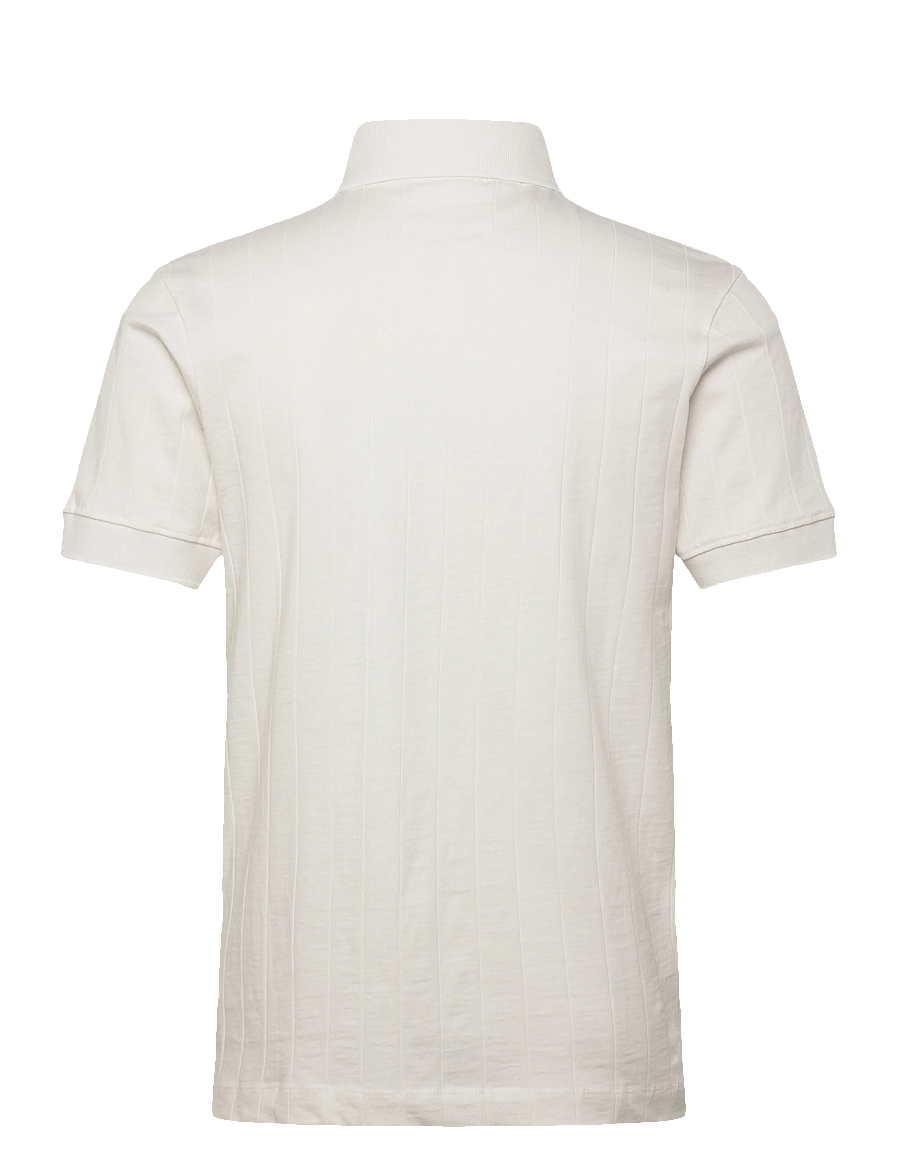 Lindbergh - Needle drop polo S/S - kurzärmelig - off white - 2