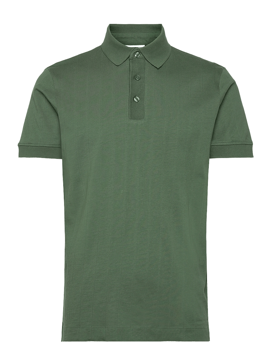 Lindbergh - Needle drop polo S/S - lühikeste varrukatega polod - pine green - 1