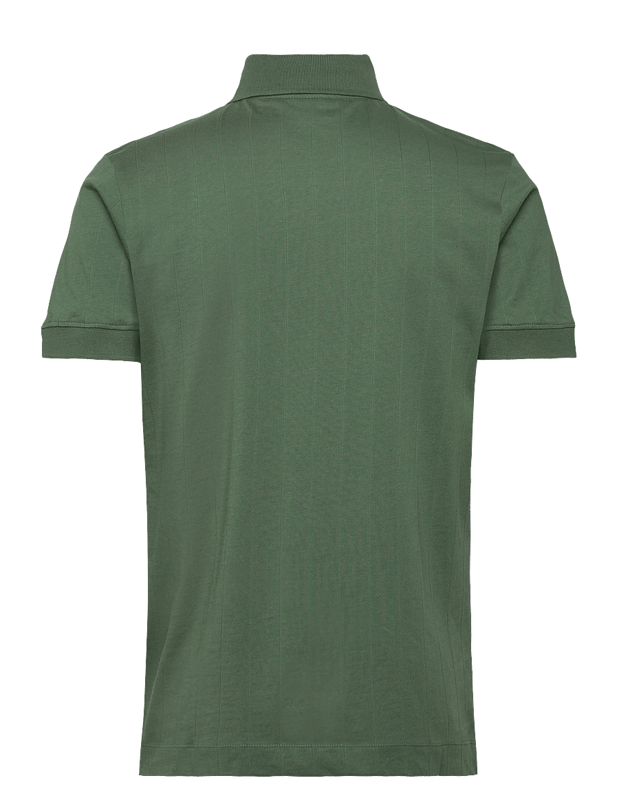 Lindbergh - Needle drop polo S/S - lühikeste varrukatega polod - pine green - 2
