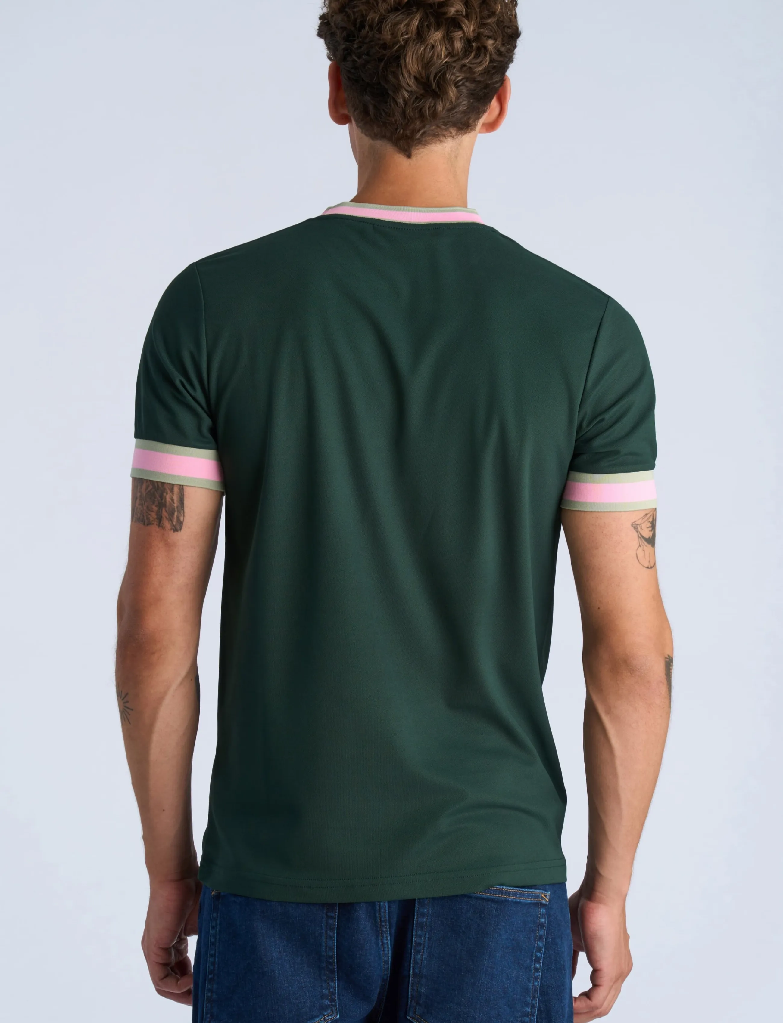 Lindbergh - Functional S/S tee - t-shirts - army - 4
