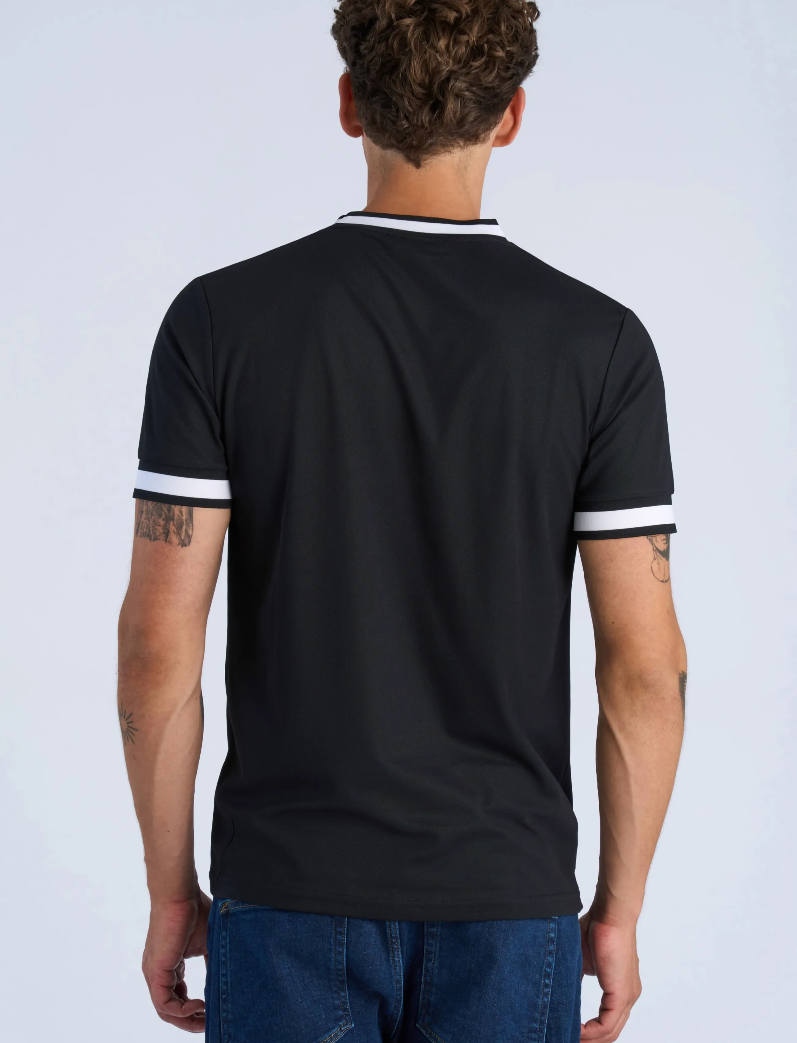 Lindbergh - Functional S/S tee - t-shirts - black - 4
