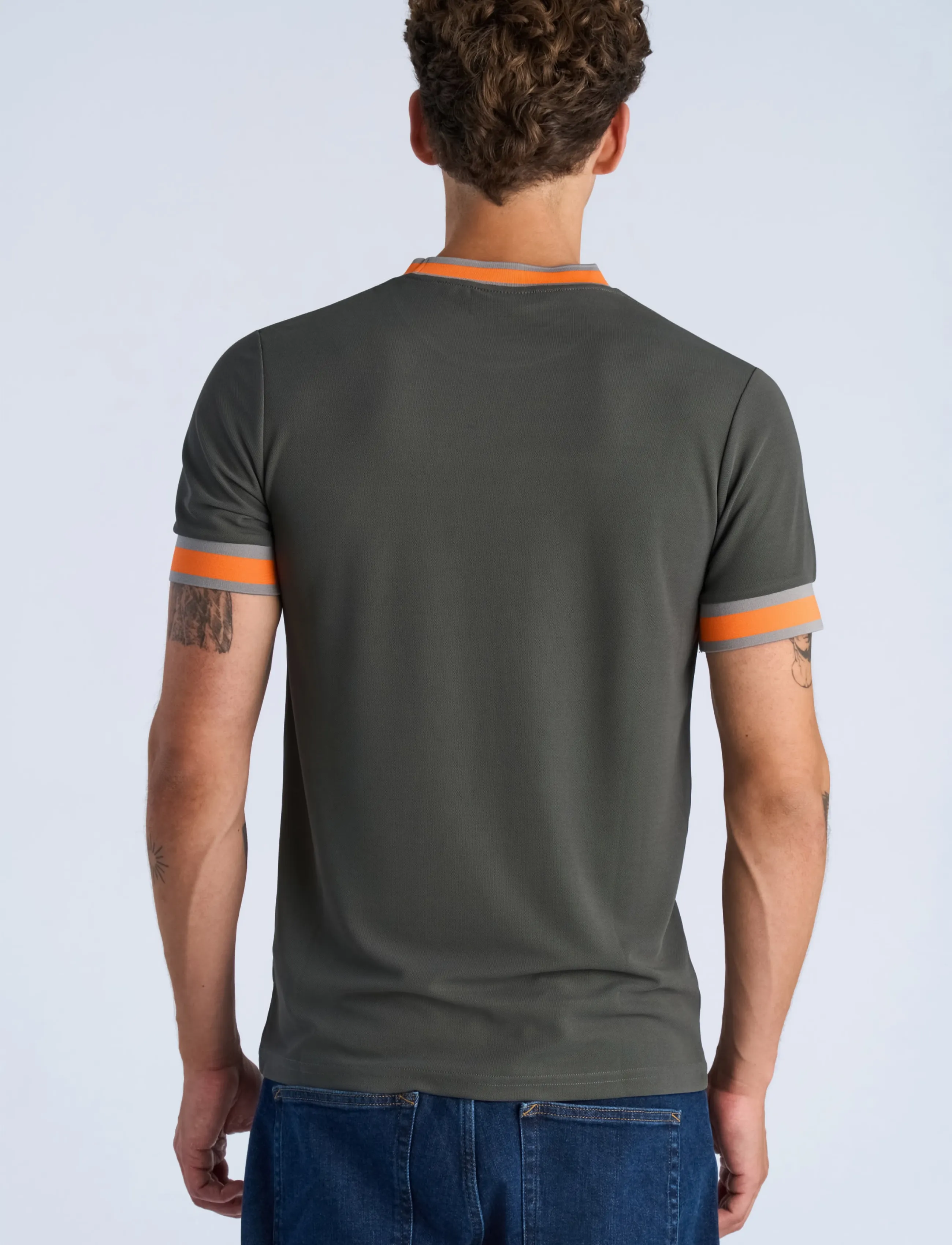 Lindbergh - Functional S/S tee - t-shirts - charcoal - 4