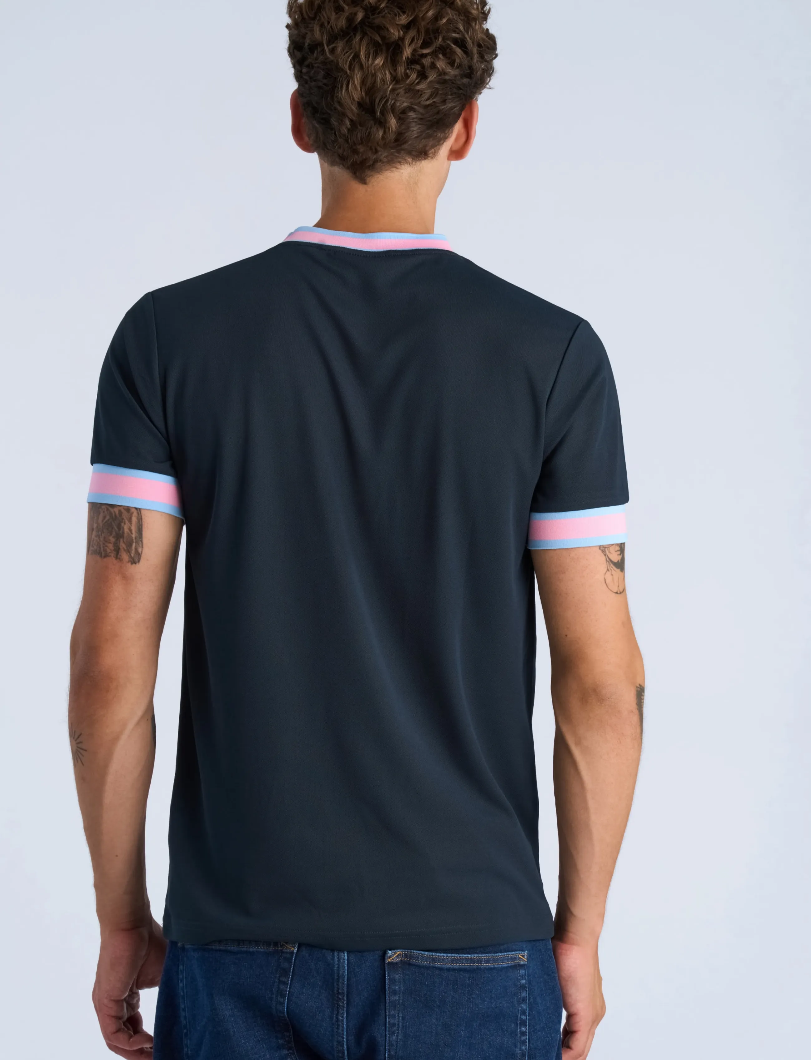 Lindbergh - Functional S/S tee - t-shirts - navy - 4