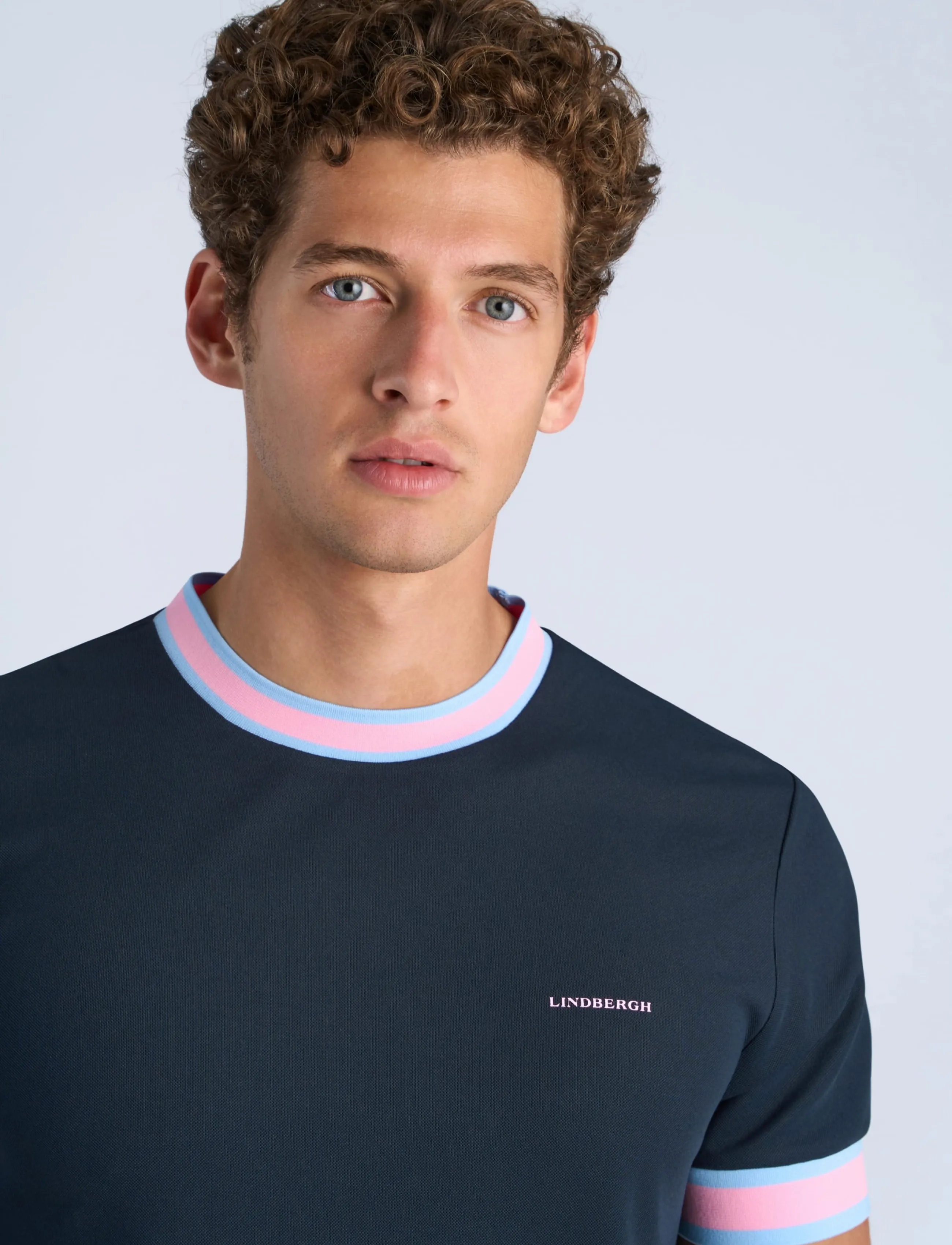 Lindbergh - Functional S/S tee - t-shirts - navy - 5