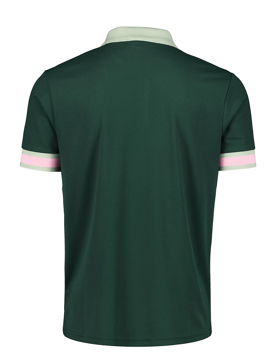 Lindbergh - Functional polo pique S/S - short-sleeved polos - army - 2