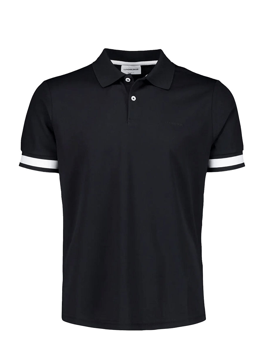 Lindbergh - Functional polo pique S/S - lühikeste varrukatega polod - black - 1