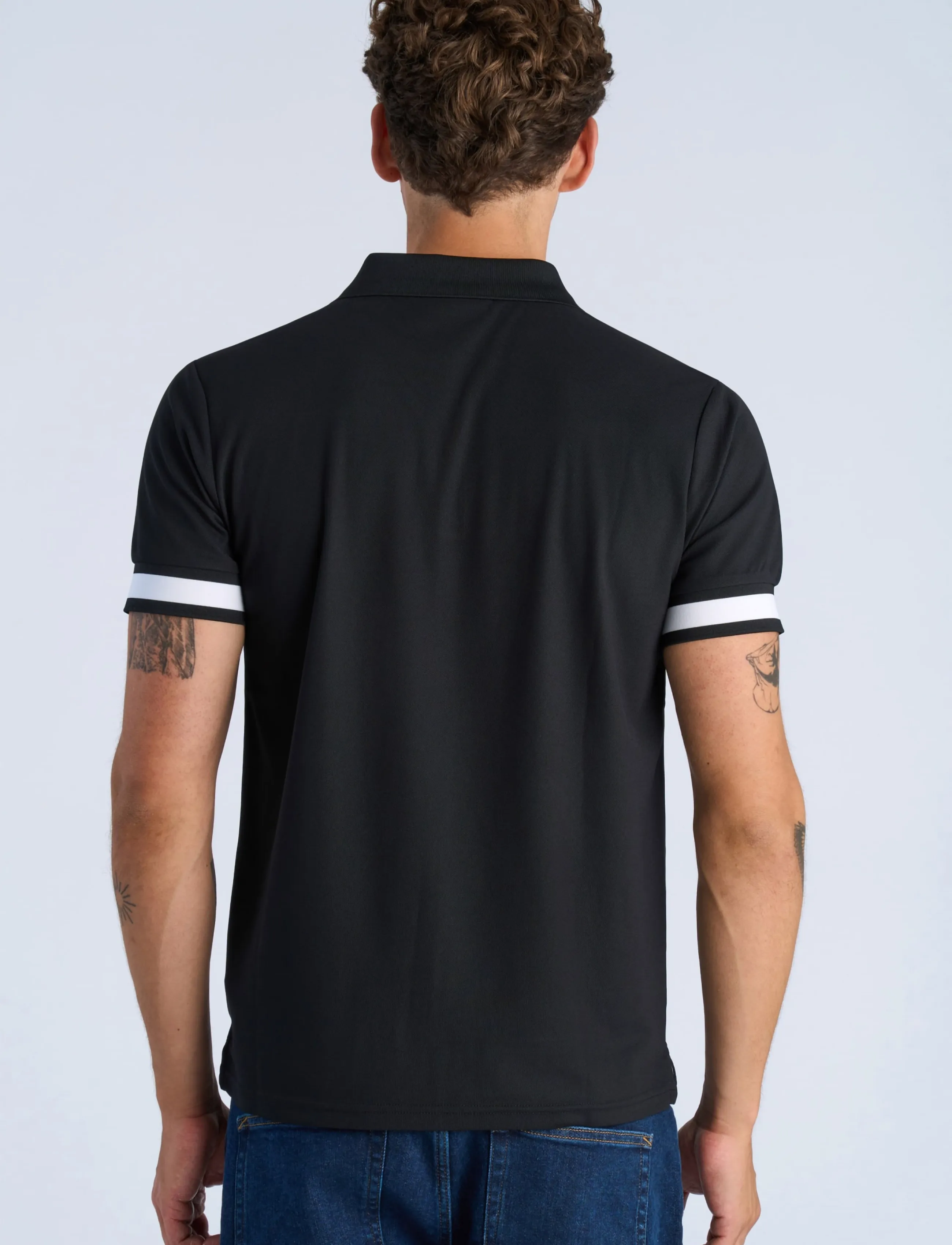 Lindbergh - Functional polo pique S/S - lühikeste varrukatega polod - black - 4