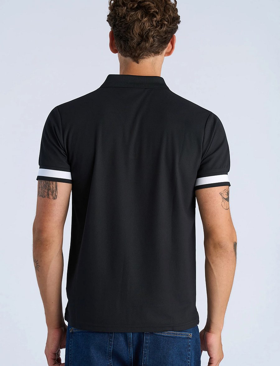 Lindbergh - Functional polo pique S/S - lühikeste varrukatega polod - black - 4