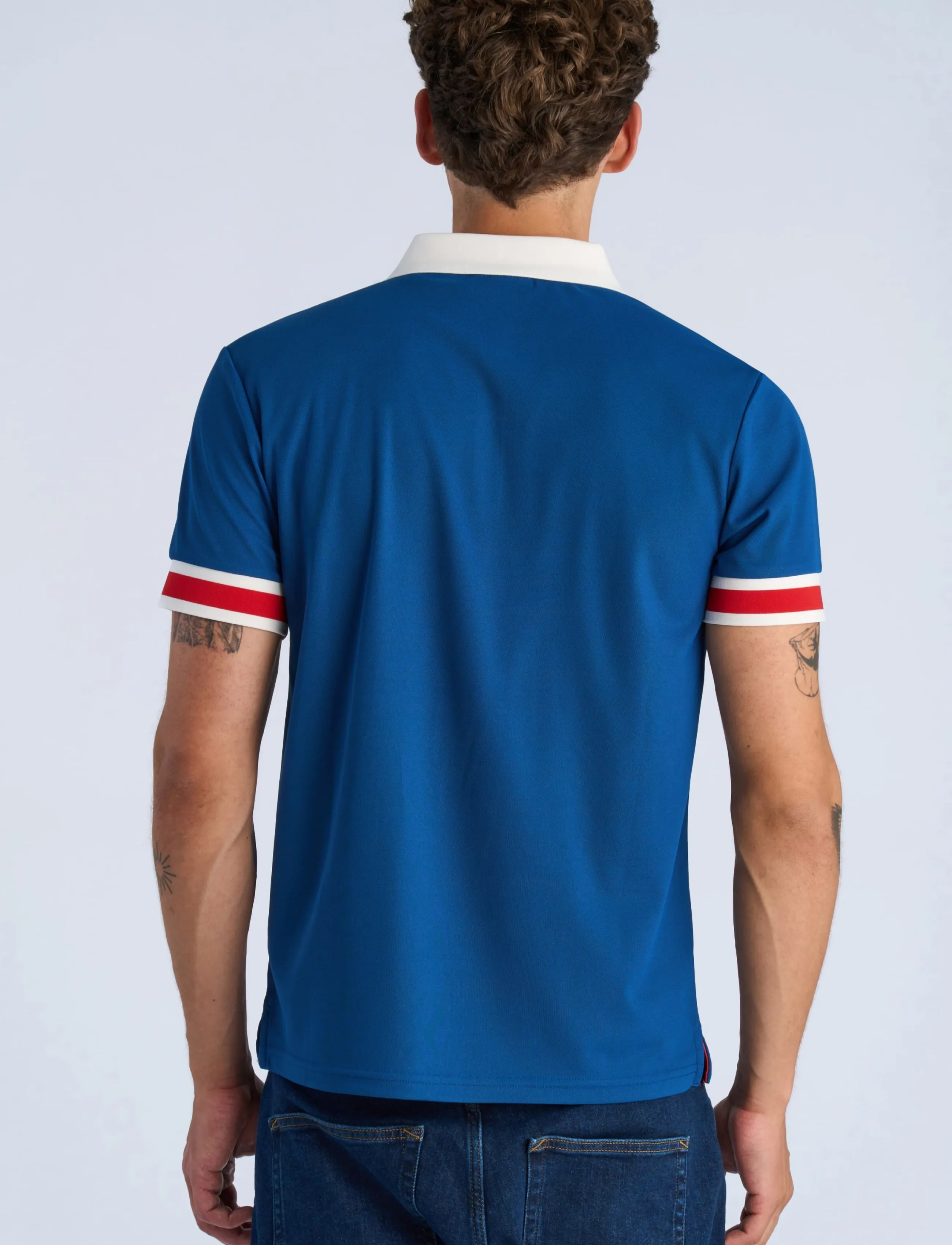 Lindbergh - Functional polo pique S/S - kurzärmelig - cobolt - 4