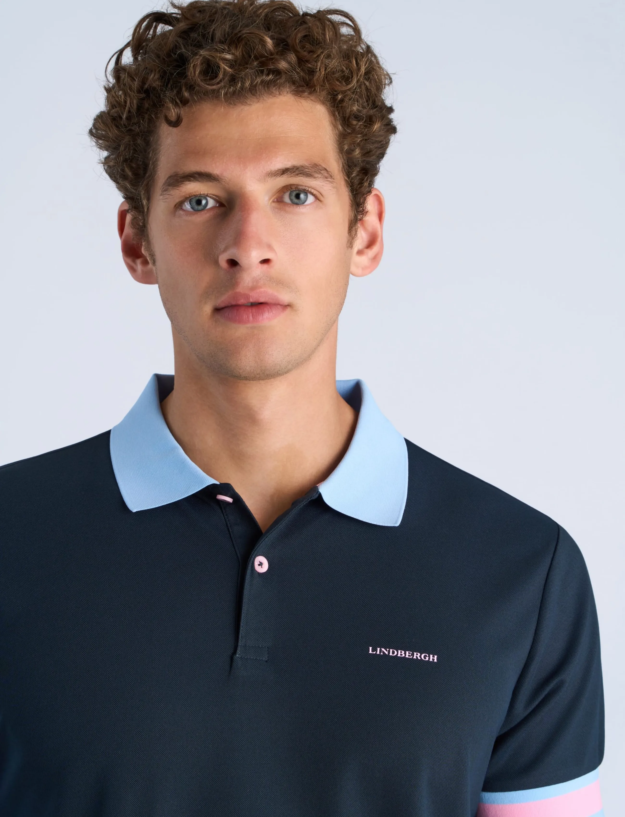 Lindbergh - Functional polo pique S/S - kortärmade pikéer - navy - 5