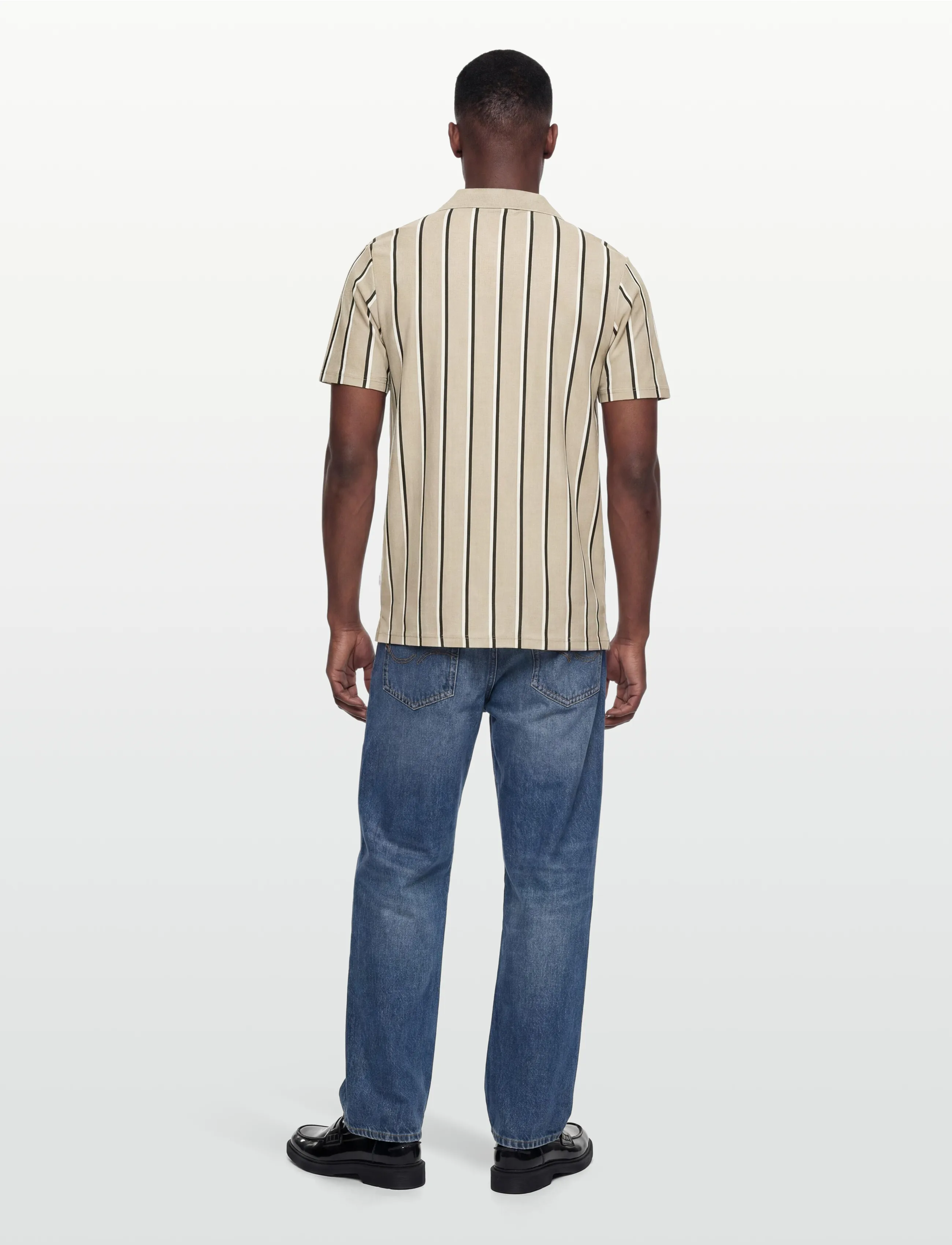 Lindbergh Striped Piqué Polo Shirt S/S pikéer herr – bild 3