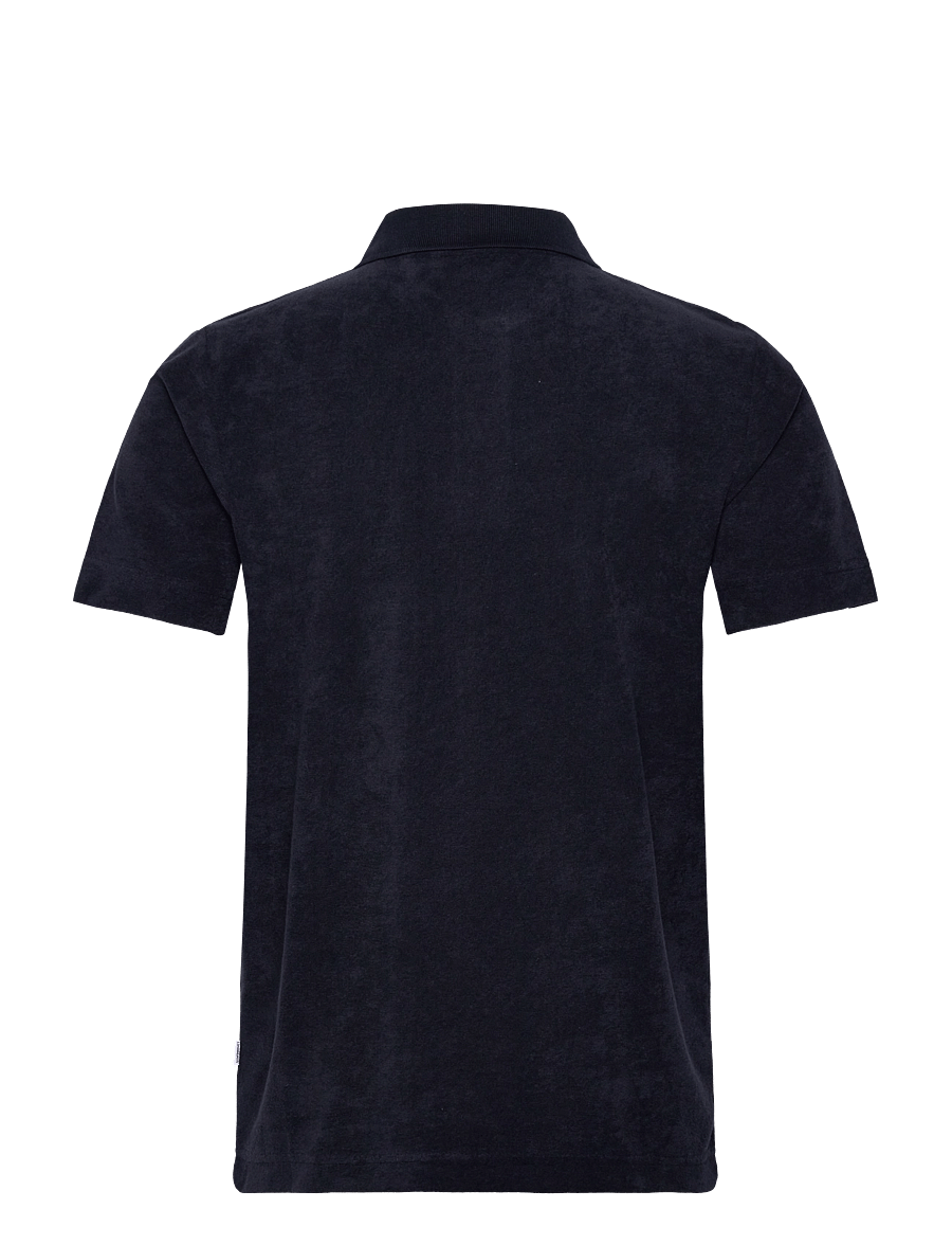 Lindbergh - Terry Pique - kurzärmelig - navy - 1