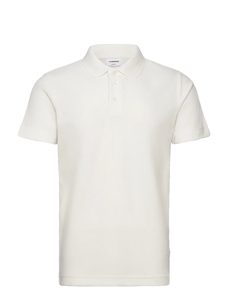 Lindbergh - Terry Pique - kurzärmelig - pearl white - 1