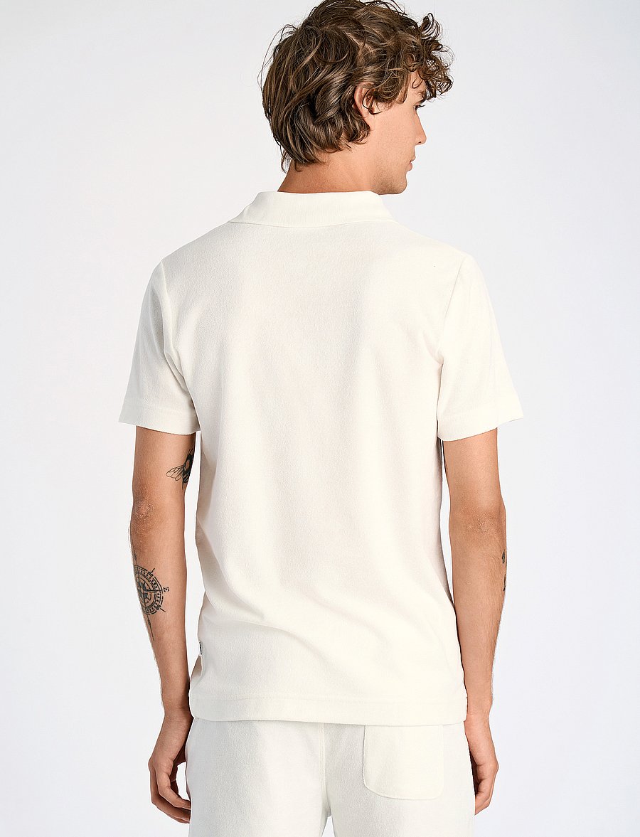 Lindbergh - Terry Pique - kurzärmelig - pearl white - 3