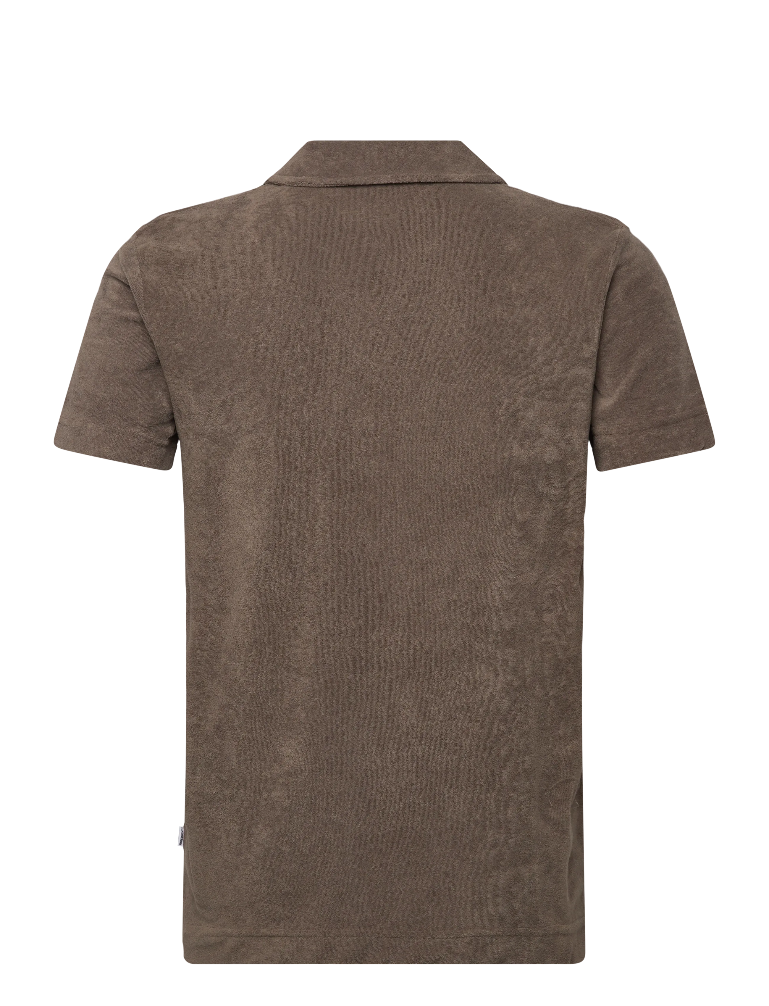 Lindbergh - Towel v-neck polo S/S - kurzärmelig - dk stone - 2