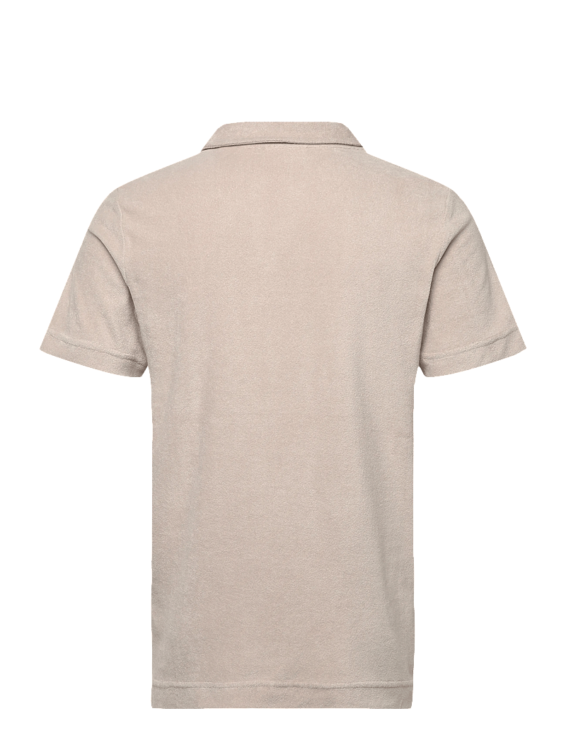 Lindbergh - Towel v-neck polo S/S - lühikeste varrukatega polod - fair grey - 2