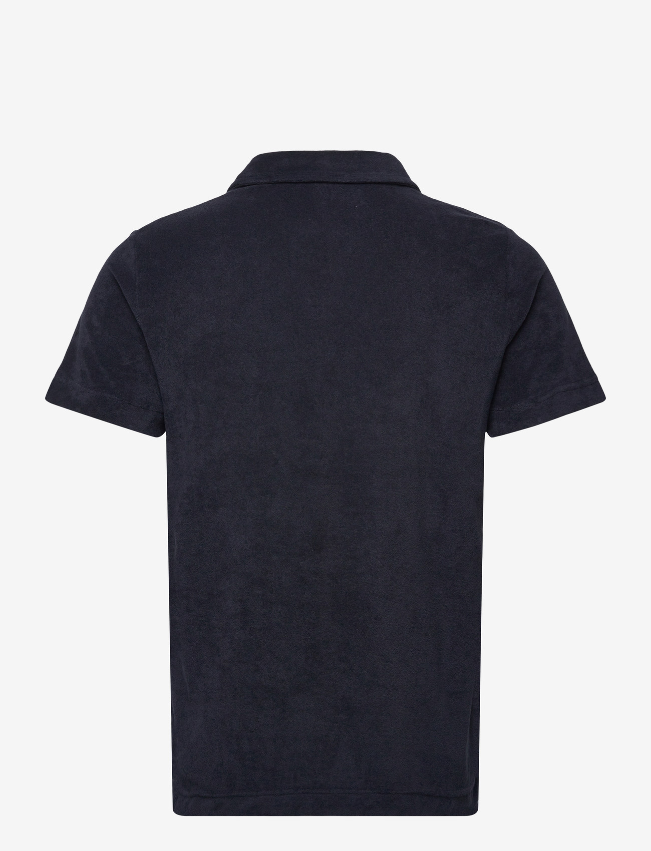 Lindbergh - Towel v-neck polo S/S - kortærmede poloer - navy - 2