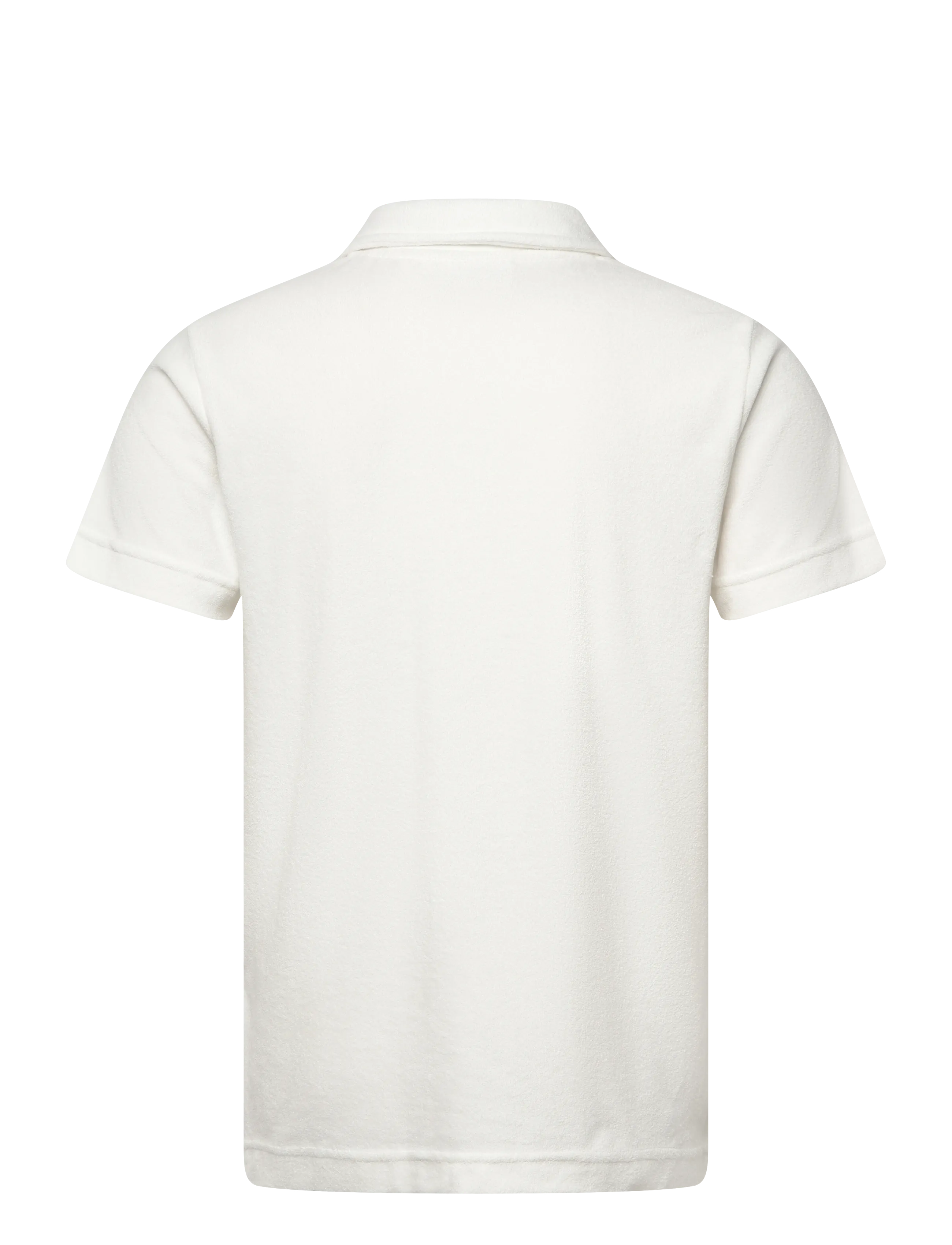 Lindbergh - Towel v-neck polo S/S - kurzärmelig - off white - 2