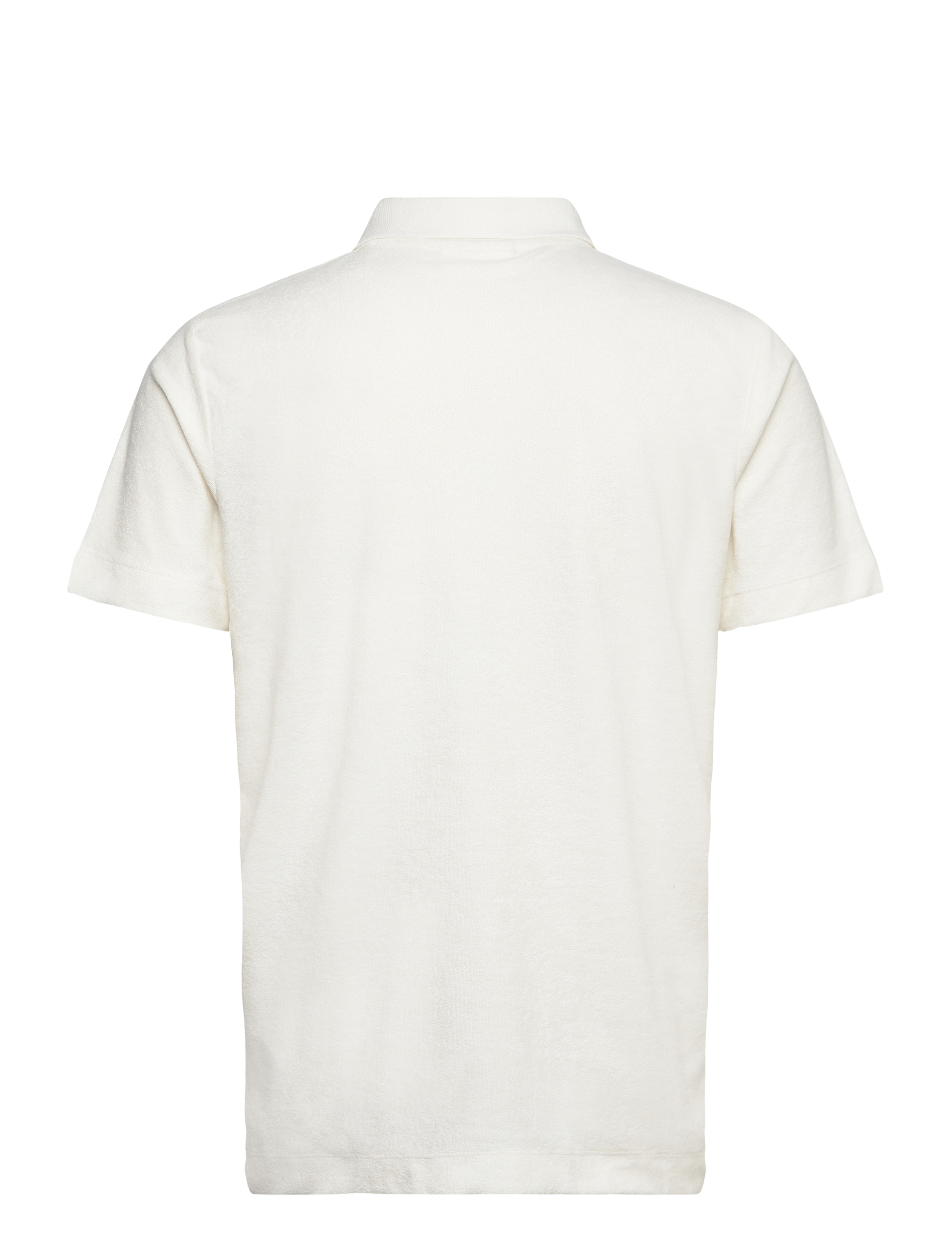 Lindbergh - Terry pique w. zip - laveste priser - pearl white - 2